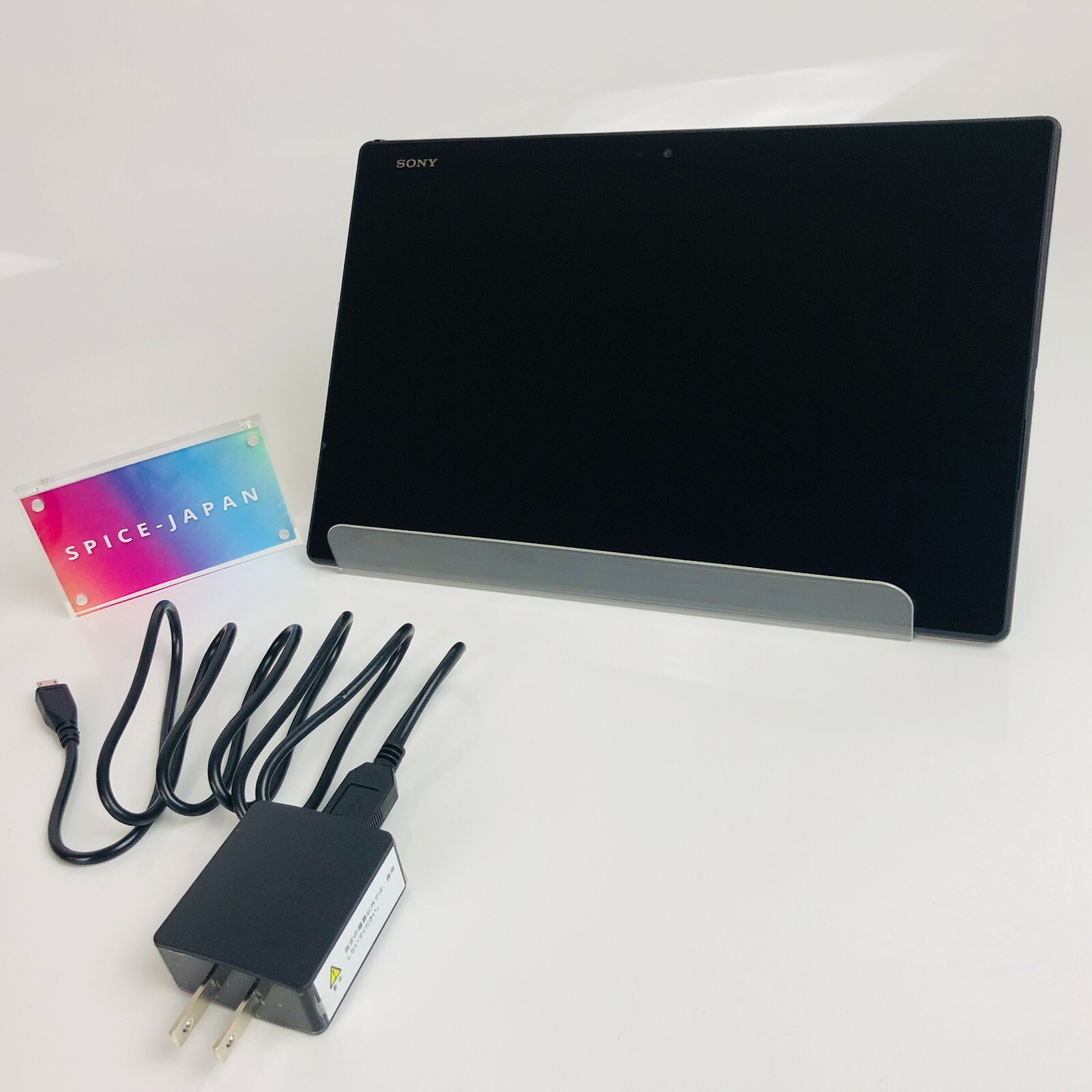 値下げ☆美品☆XperiaZ4 tablet au SOT31 Android Xperia バッテリー良品 薄型・軽量デザイン角度調整【au