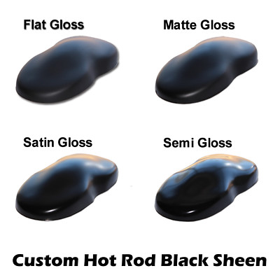 Hot Rod Black 1.5 QUART Kit - Choose Flat, Matte, Satin, or Semi Gloss Sheen