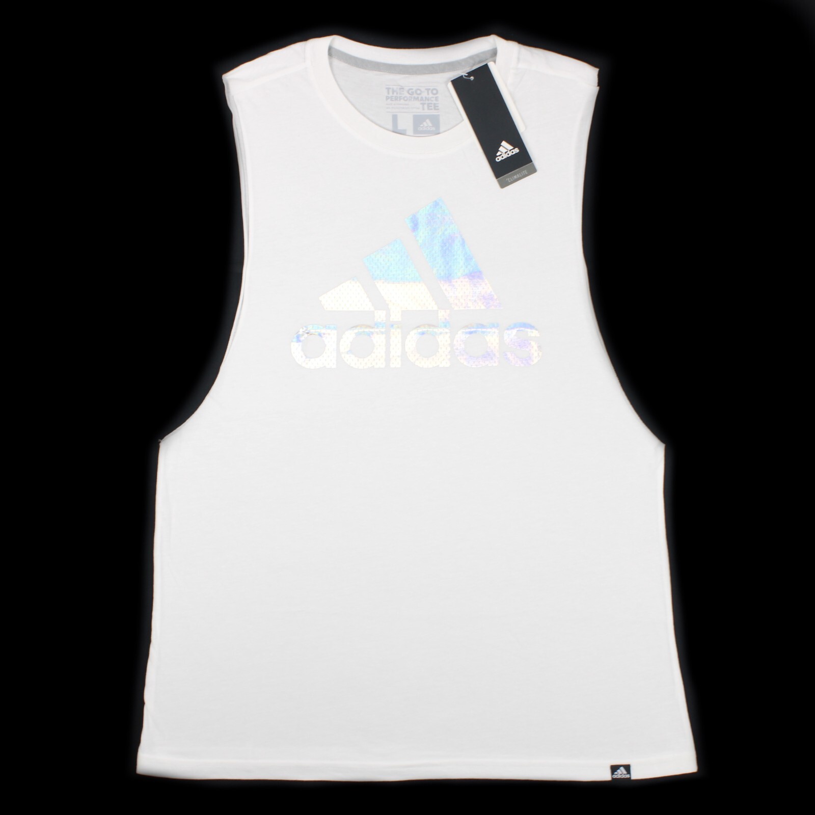Women's adidas Essentials Workout Muscle Graphic Big Logo