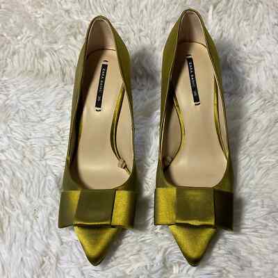 靴 OHGA SATIN RIBON PUMPS 靴 OHGA SATIN RIBON PUMPS BOW PUMP – AMINAH ABDUL JILLIL
