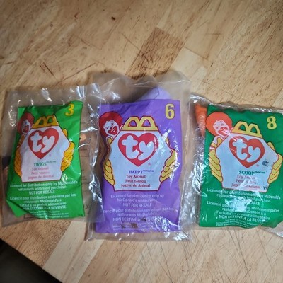 Ty Benie Babies Happy Meal Toys 1993