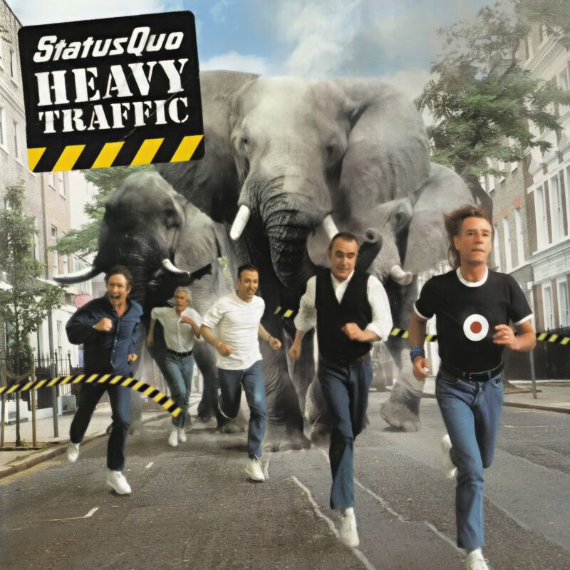 Status Quo Heavy Traffic 12x12 Album Cover Replica Poster Print