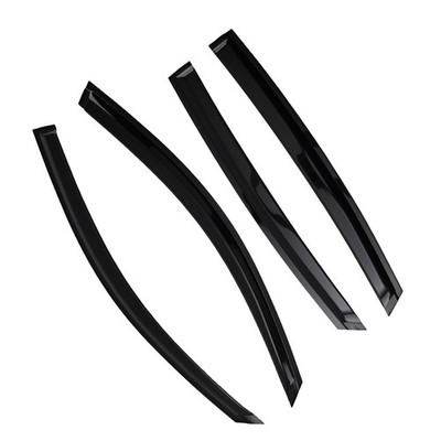 Window Visors Sun Rain Guards Deflector for Honda Accord 2018-2022 4Dr Black