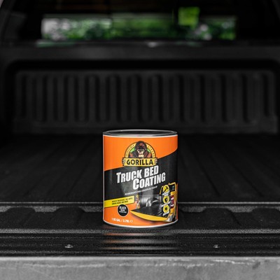Gorilla Black Truck Bed Liner Coating Pre-Mixed Ready to Apply - Gallon
