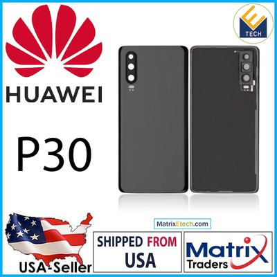 Huawei P30 Back Cover Glass With Camera Lens