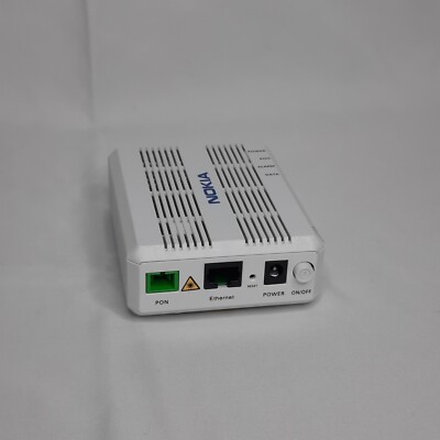 Nokia G-010G-A ONT METRONET Fiber Optic Network Terminal NO POWER SUPPLY Tested