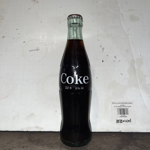 Full 12 Oz. Coke Coca Cola Soda Bottle, Oshkosh Wis. On Full 12 Oz. Coke Coca Cola Soda Bottle, Oshkosh Wis. On