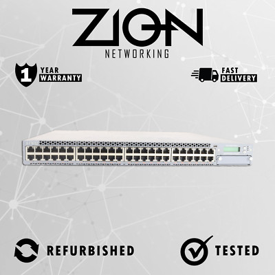 Juniper Networks EX4300-48P 48Port GbE PoE+ Switch 1000Base-T EX 4300 48P