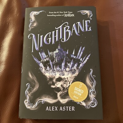 SIGNED Alex Aster Nightbane  (The Lightlark Saga Book 2) Hardcover Book