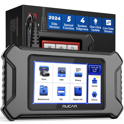 MUCAR CS4 Engine OBD2 Scanner Transmission ABS SRS Auto Diagnostic Scan Tool