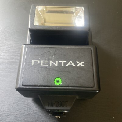 Pentax AF280T Shoe Mount Electronic Flash for Pentax Camera Tested Works!