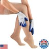Truform Donning Gloves for Medical Compression Stockings Pantyhose Support Tights, Increased Grip and Protection, 1 Pair, Medium