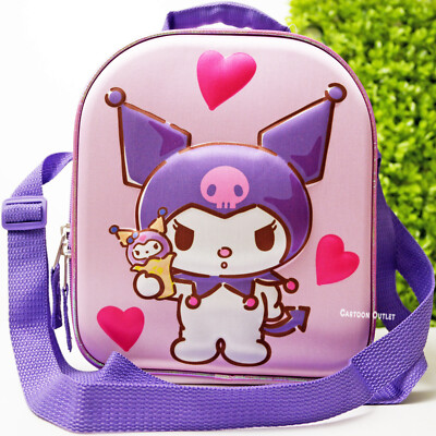 Sanrio Hello Kitty Kuromi 3D Eva Foam Lunchbag Lunch Snack Tote Bag Lunchbox New