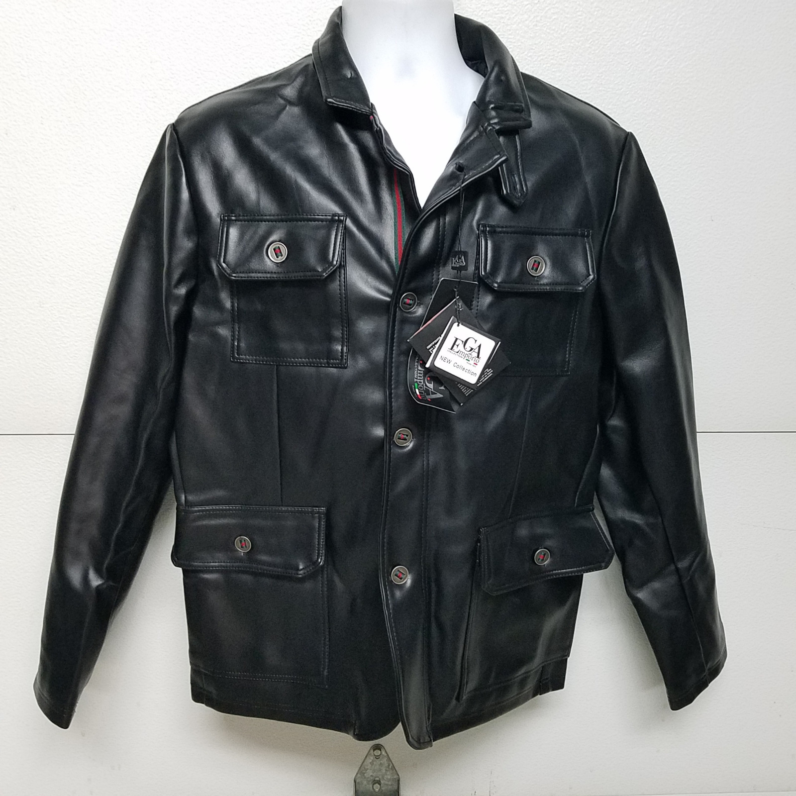 [美品]CLANEクラネ　EGG エッグFAKE LEATHER JACKET CLANE EGG FAKE LEATHER JACKET