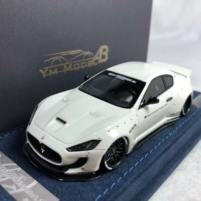 1/43 YM model LB Works Maserati Granturismo White with Black