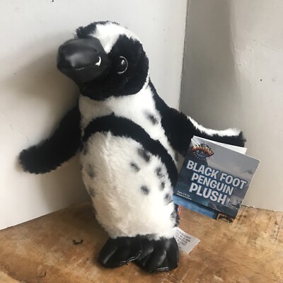 Adventure Planet BLACK FOOT PENGUIN Plush 12'' Stuffed Animal Toy AP-PBF08