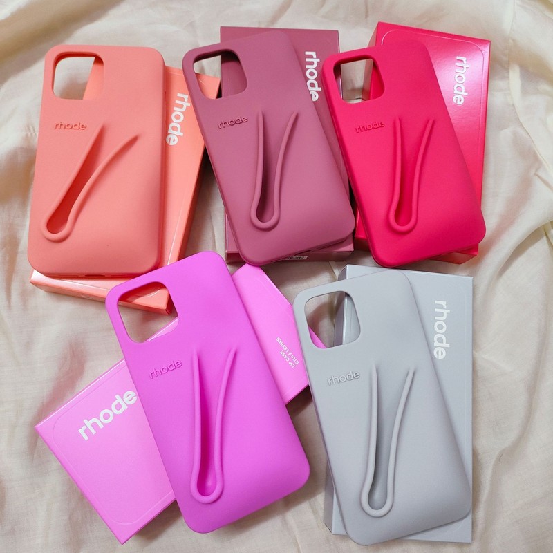 Rhode Silicone Phone Case DIY Lipstick Make-up Portable Lip Gloss