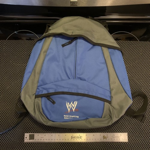 WWE Attitude Era Early 2000 Backpack Book Bag Radio Promo