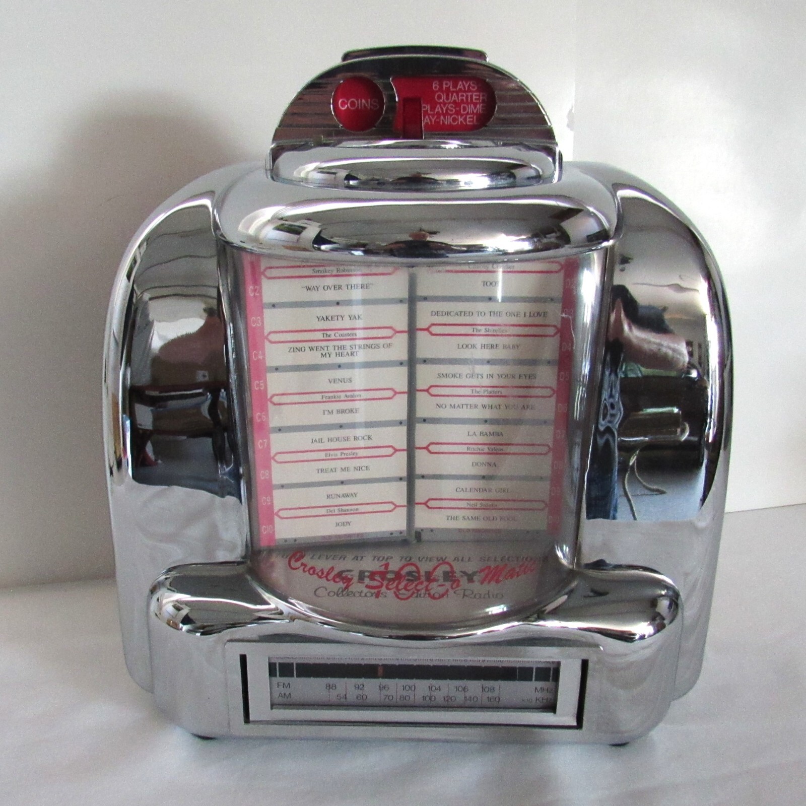 Vintage Crosley Juke Box Radio CR-9 Select-O-Matic 100 - For