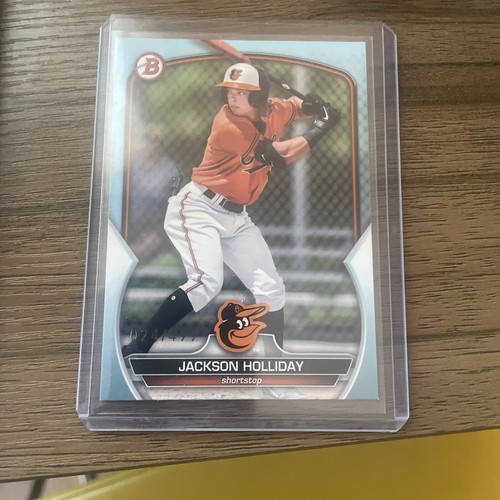ゲームセンター・ゲームカード BOWMAN STERLING JACKSON HOLLIDAY 2023 Bowman Sterling Jackson Holliday Auto Refractor SP