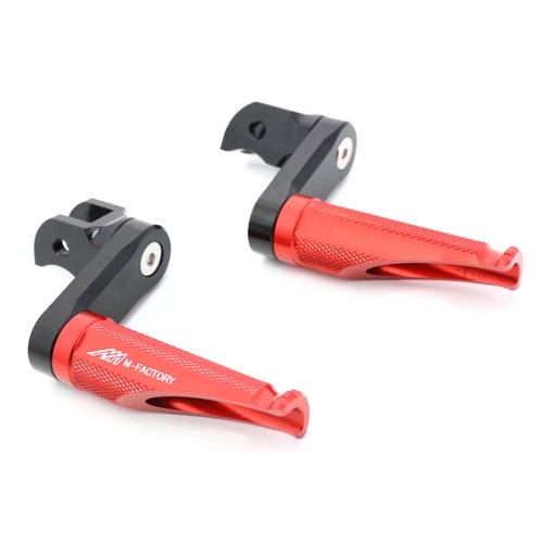 SHINOBI Red Front 40mm Extended Foot Pegs For Yamaha MT-09