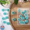 beinkmake 20Pcs Mini Flower Polymer Clay Cutters Daisy Rose Clay Earrings Cutters Cute Polymer Jewelry Cutter for Earrings Making Birthday Party DIY Supplies