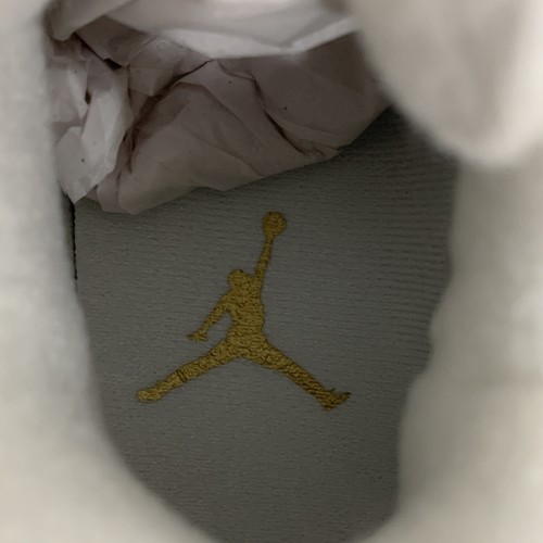 Pre-owned Jordan Air  4 Retro Metallic Gold 2024 Women Size 12w/10.5m Aq9129-170 In White