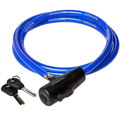 Weatherproof Security Cable Lock with Keys (5ft to 25ft Lengths) Anti-Theft f...