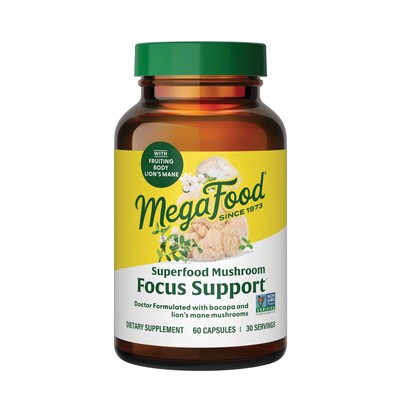 Суперфуд MegaFood Mushroom Focus Support 60 капсул