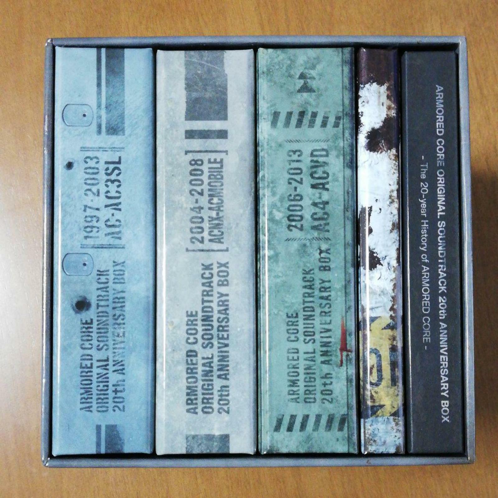 ARMORED CORE ORIGINAL SOUNDTRACK 20th Anniversary Box Used ARMORED CORE ORIGINAL SOUNDTRACK 20th Anniversary Box Used