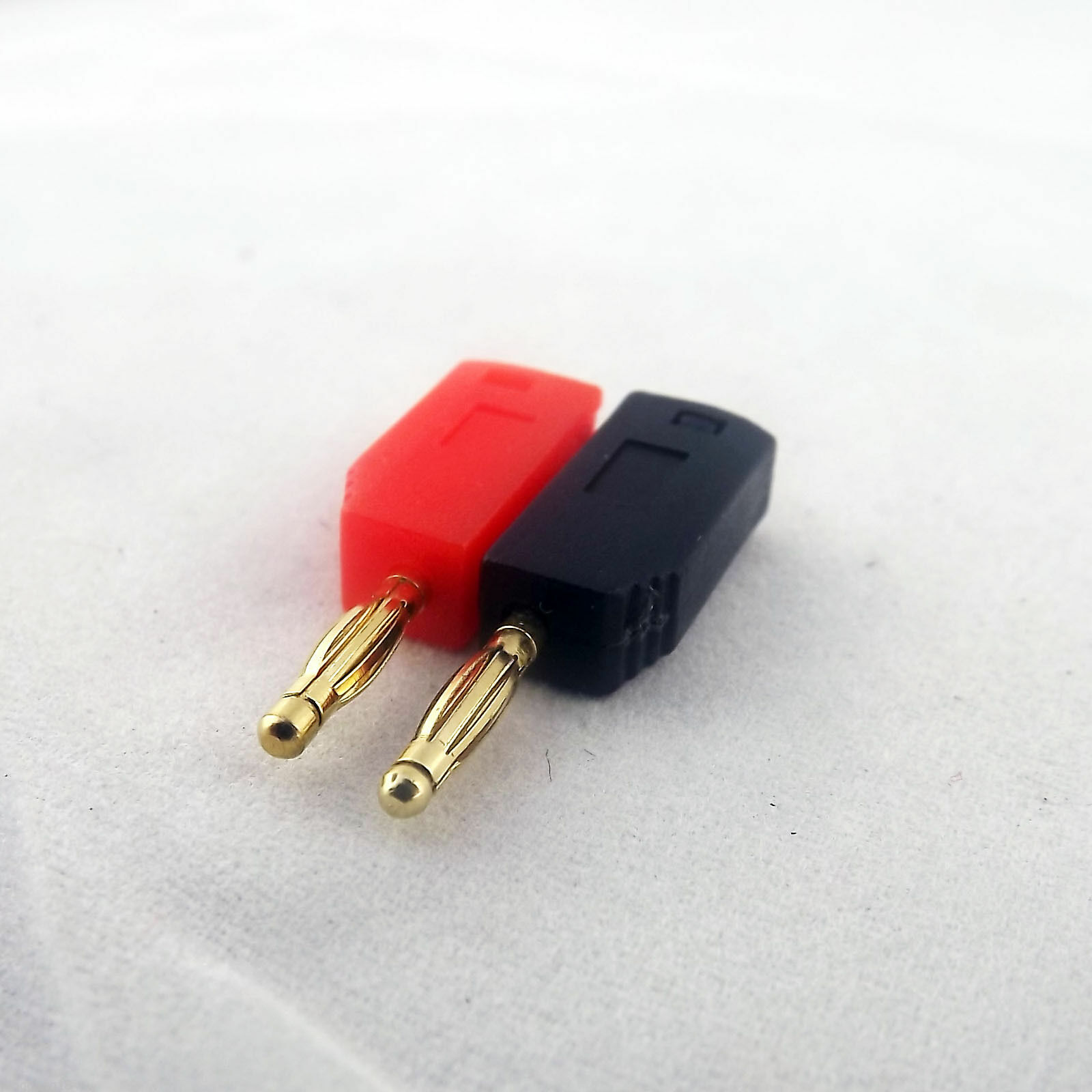 10pcs Gold Copper Radioshack Stackable 2mm Mini Banana Plug Connector