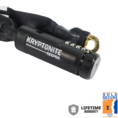 Kryptonite 003298 Keeper 712 Chain Lock with Combination