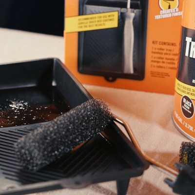 Gorilla Black Truck Bed Liner Coating Pre-Mixed Ready to Apply - Gallon