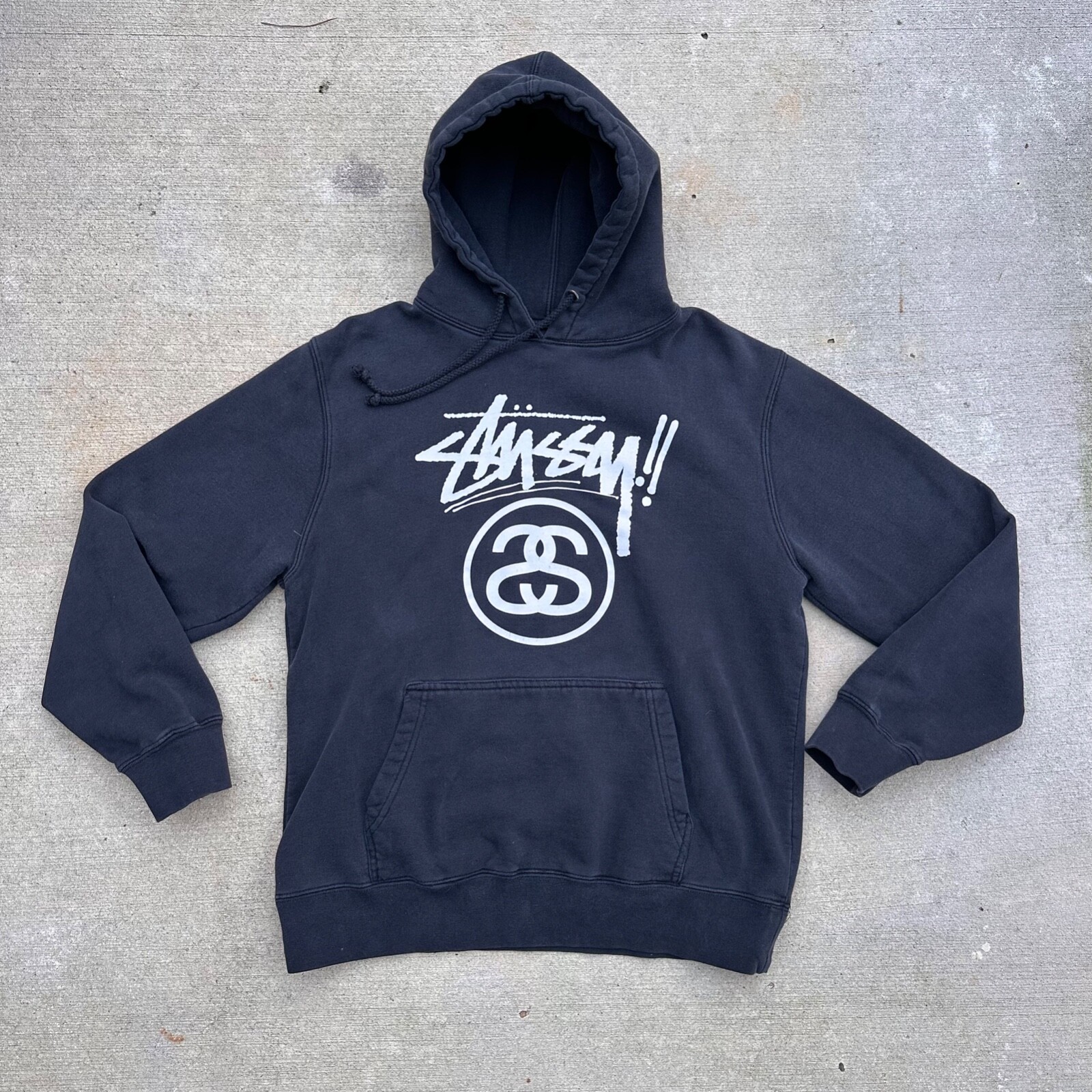 Vintage Stussy Hoodie M Surf Skate Logo Y2K Faded spellout Vintage Stussy Hoodie M Surf Skate Logo Y2K Faded spellout