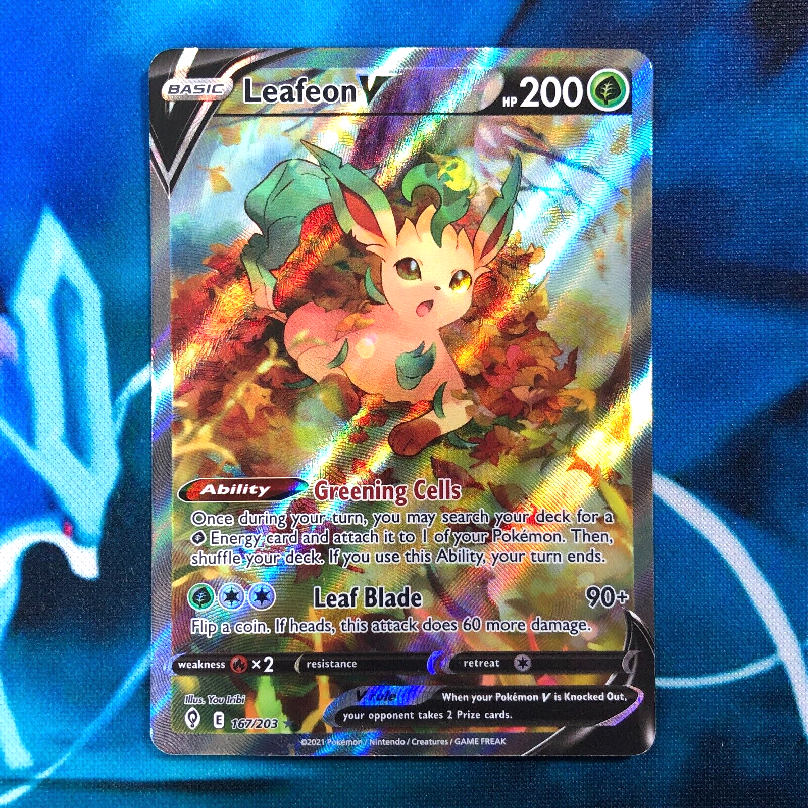 Amazon.com: Leafeon V - 167/203 - Ultra Rare (Full Art