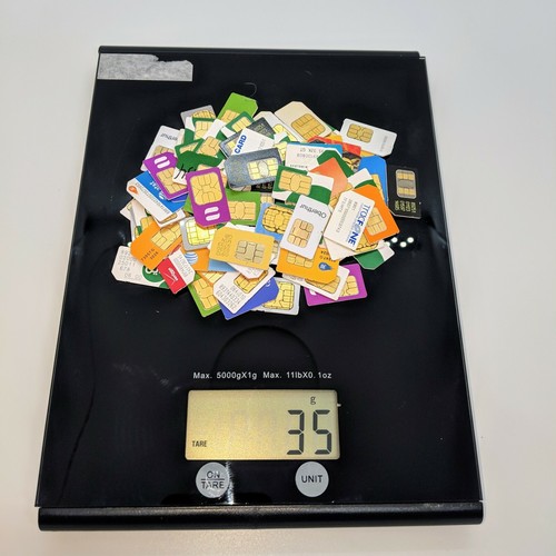 Scrap Sim Cards Gold Recovery FREE Shipping