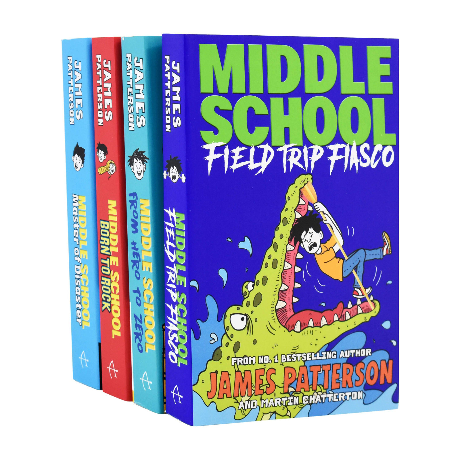 Middle School By James Patterson - 4 Book Collection - Ages 9-14 - Paperback Middle School By James Patterson - 4 Book Collection - Ages 9-14 - Paperback