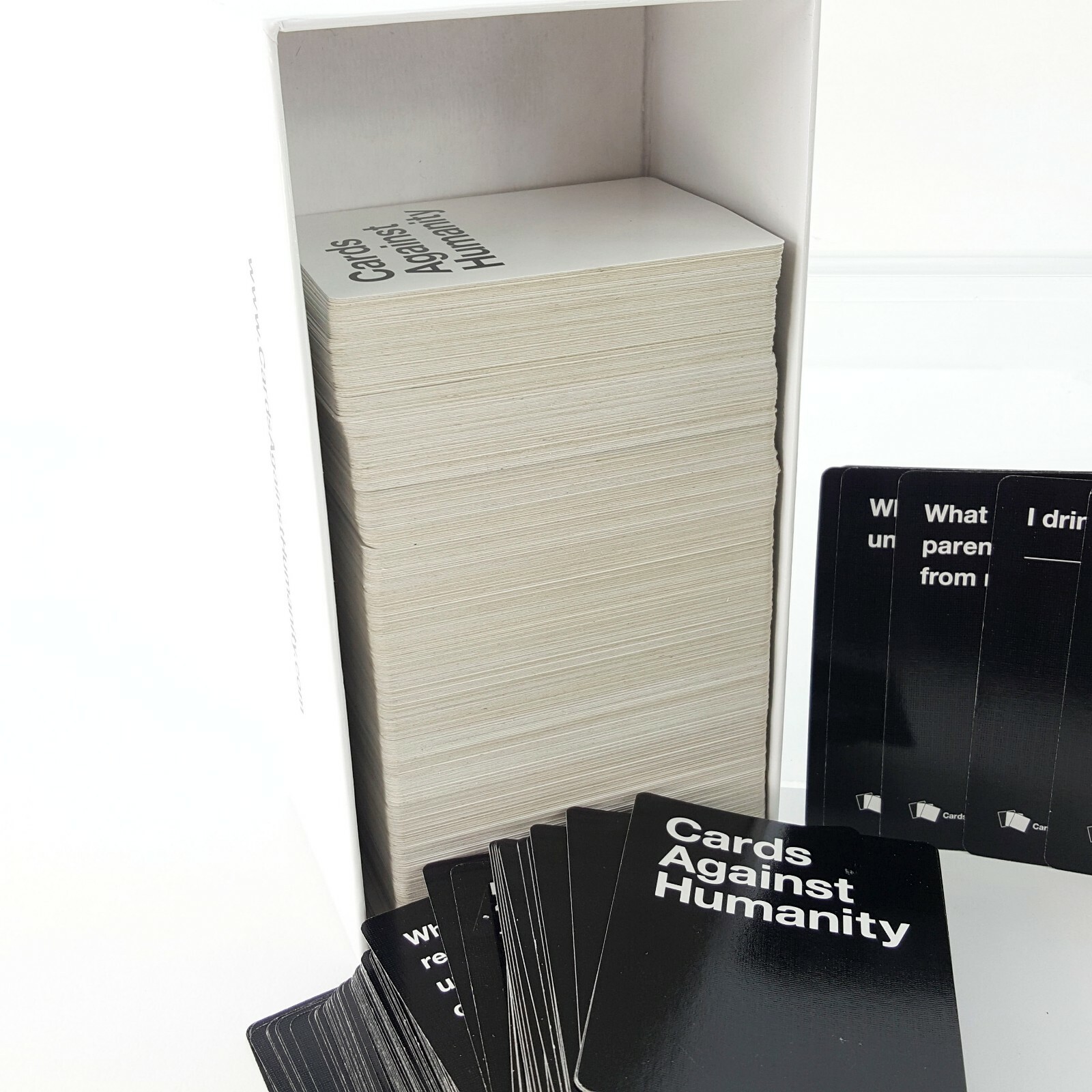 Cards Against Humanity Adult Party Game Kickstarter Black White Set