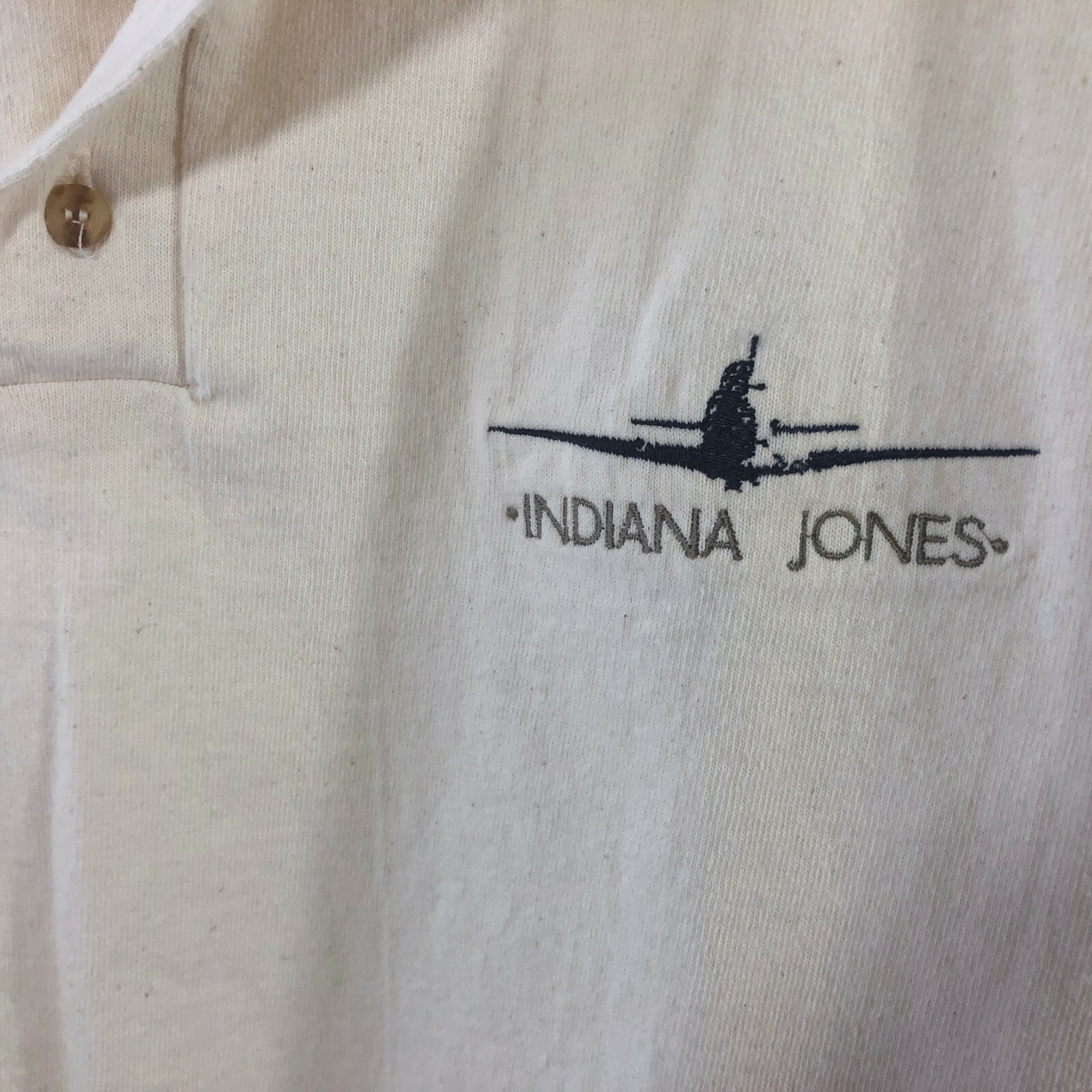 Indiana Jones Mens XL Long Sleeve Pullover Shirt Lucas Film 100% cotton USA