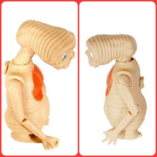Vintage E.T. Toy Extending Neck, Articulated Moving Arms