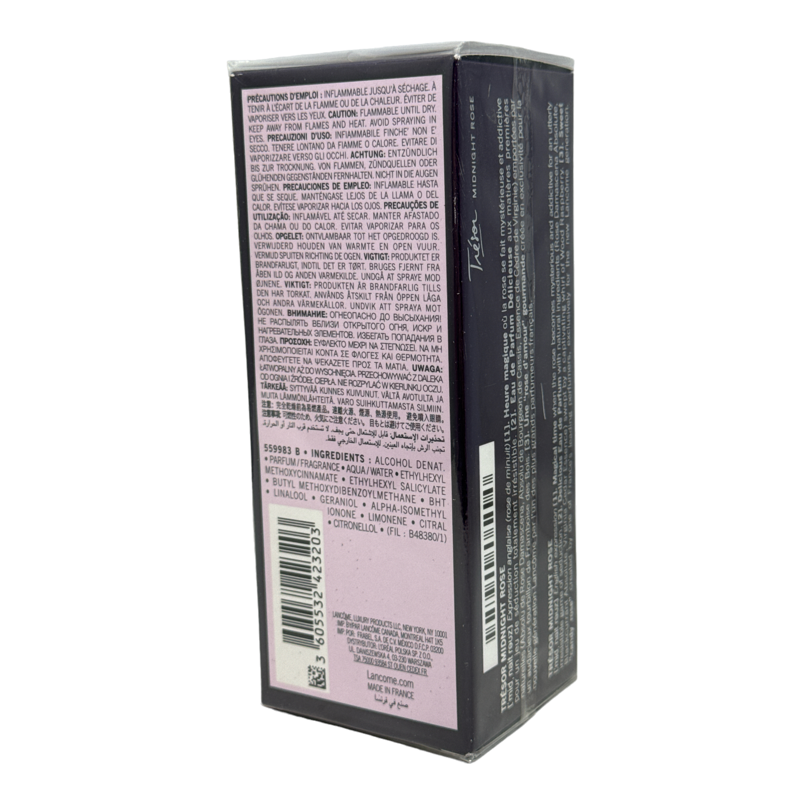 Tresor Midnight Rose By Lancome L'Eau De Parfum 50ml/1.7fl.oz. New In Box