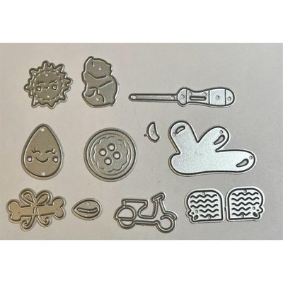 12pc Baby Theme Metal Cutting Dies Scrapbooking Card Making Craft