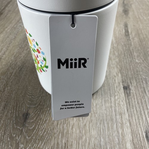 Miir Airtight Coffee Canister 7" Tall 12oz Matte White Airtight Stash Metal