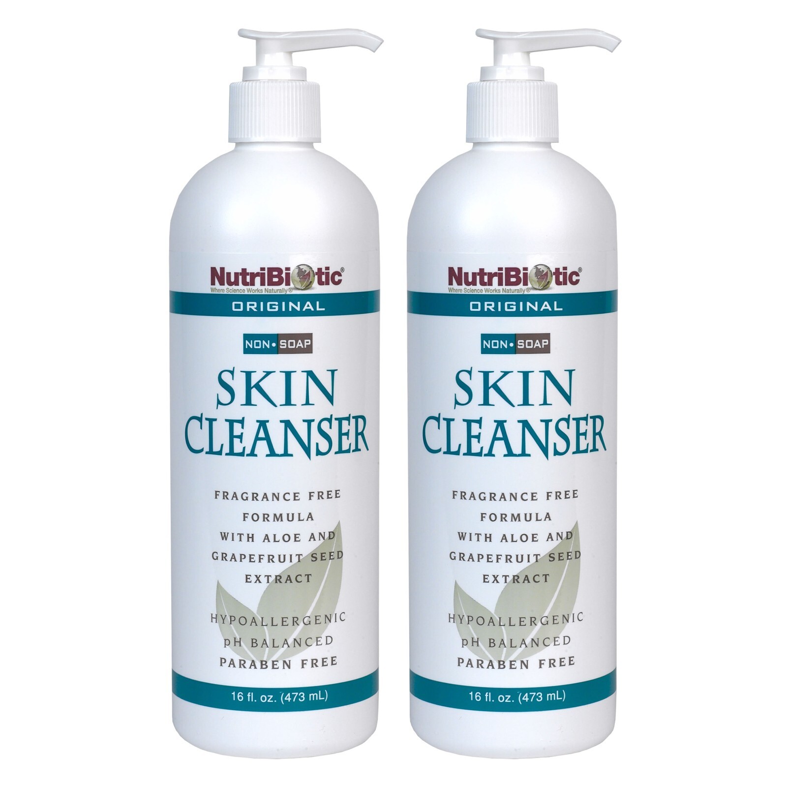 NutriBiotic NonSoap Skin Cleanser, Original with GSE - Hypoallergenic 