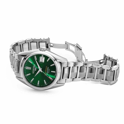ROAMER ROAMER 210665 41 75 20 SEAROCK AUTOMATIC GREEN DIAL WRISTWATCH