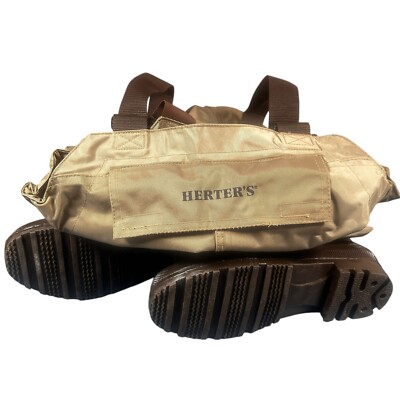 Herter s Three Forks Lug-Sole Men s Waders Size 10 Regular Fishing Hunting