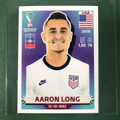 Panini World Cup QATAR 2022 - USA Edition - Aaron Long Stickers #USA6 Teal USA