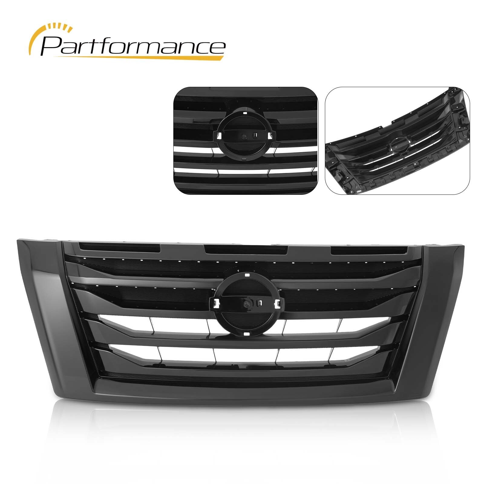 p_kuru For 2022-2023 NISSAN PATHFINDER FRONT BUMPER UPPER GRILL