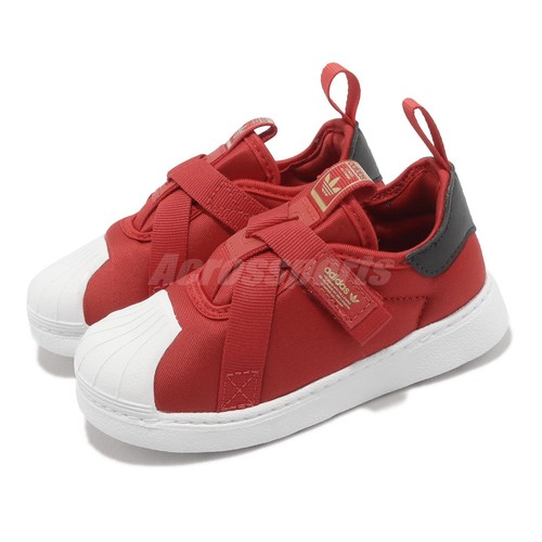 

adidas Originals Superstar 360 CF I Красное Золото Белое Повседневная обувь для малышей HQ6083, Красный, Superstar 360 Cf I