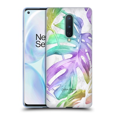 NATURE MAGICK TROPICAL PALM LEAVES ON MARBLE GEL CASE FOR AMAZON ASUS ONEPLUS